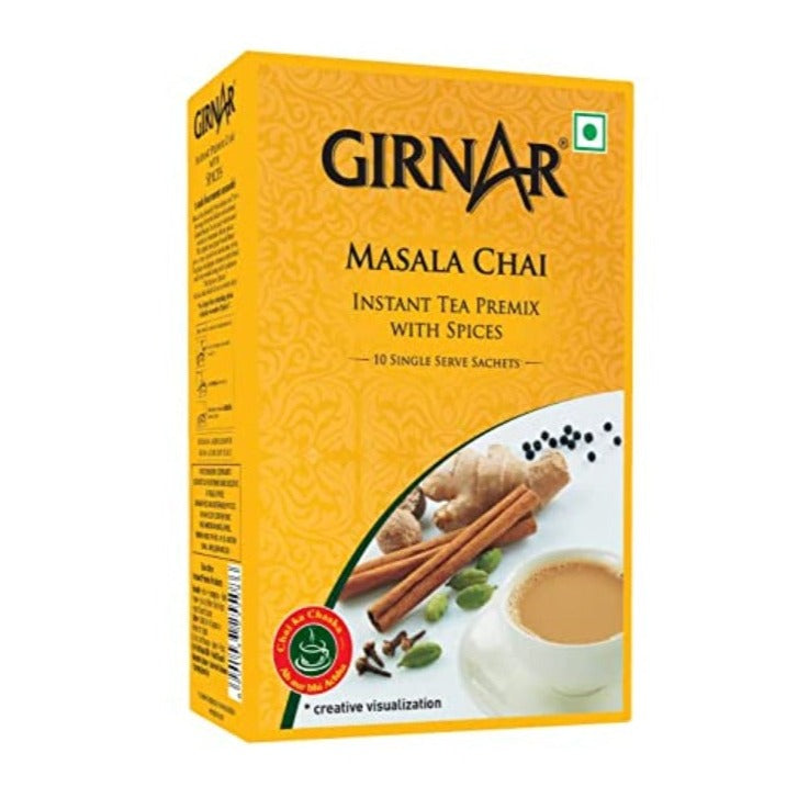 Girnar Instant Tea Premix Masala Chai 10 Sachets - Box