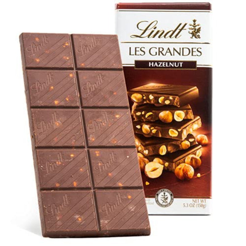 Lindt Les Grandes Dark Chocolate 34% Hazelnut 150g