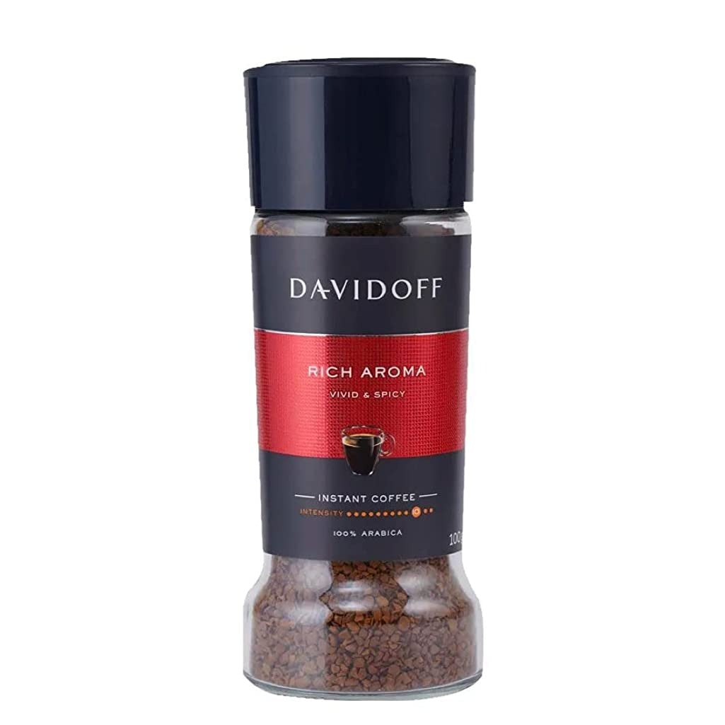 Davidoff Rich Aroma Coffee 100g - Glass Bottle