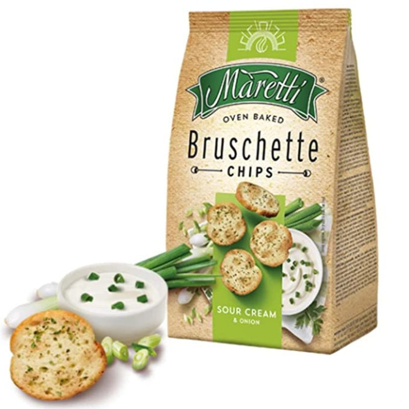 Maretti Bruschette Chips Sour Cream & Onion 70g - Pouch