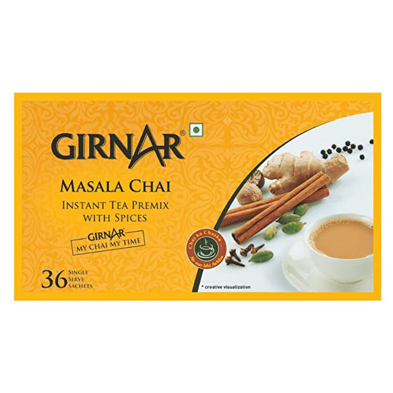 Girnar Instant Tea Premix Masala Chai 36 Sachets - Box