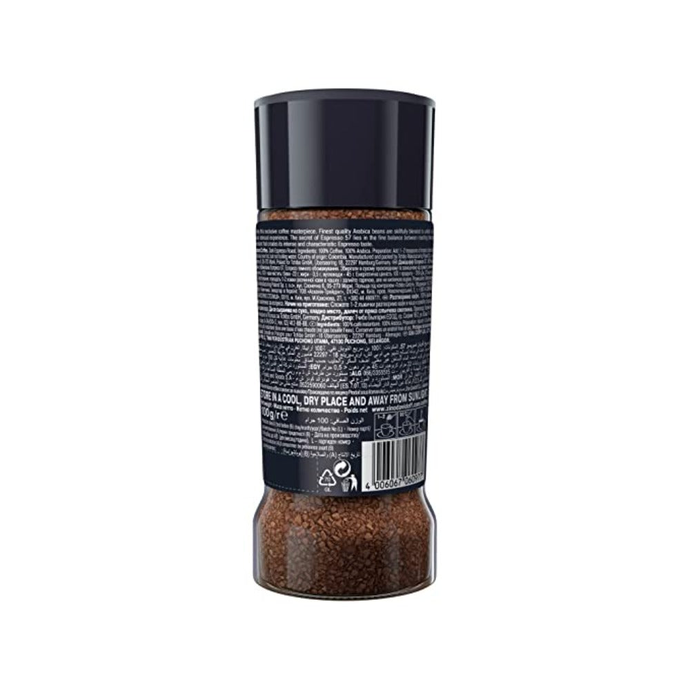 Davidoff Espresso 57 Dark Chocolate Intense Coffee 100g - Glass Bottle