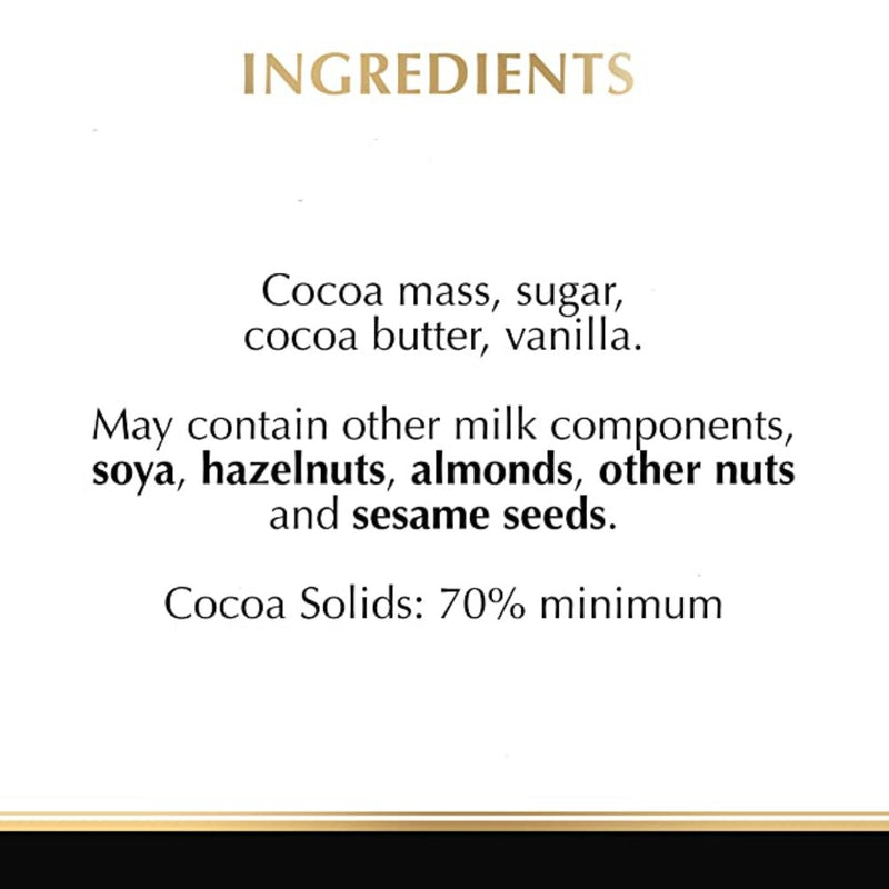 Lindt Excellence 70% Cocoa Extra Fine Dark Chocolate 35g
