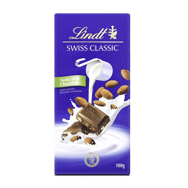 Lindt Swiss Classic With Gently Roasted Almond 100g
