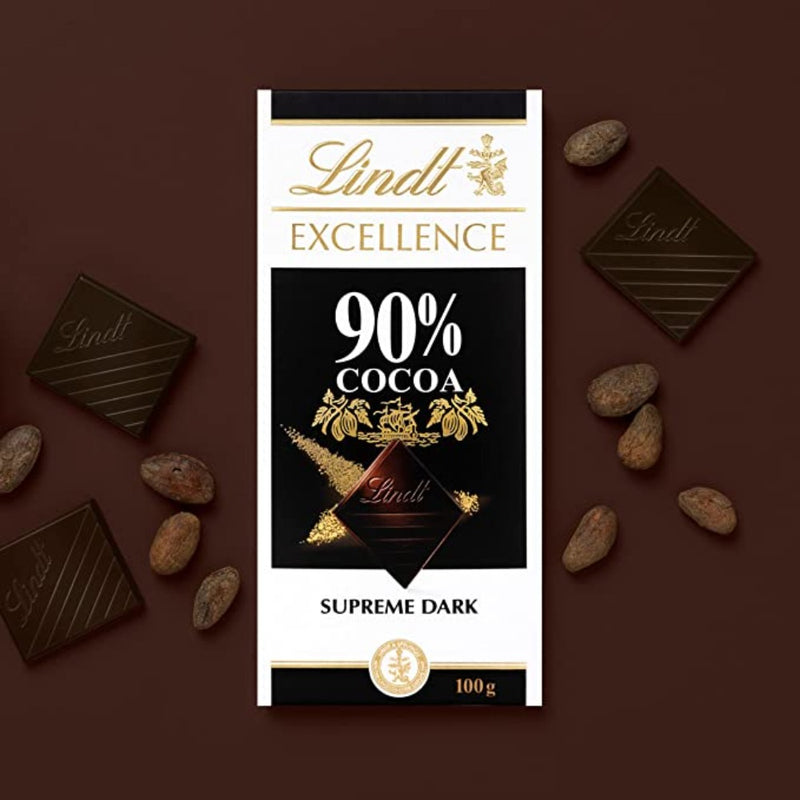 Lindt Excellence Supreme Dark 90% Cocoa 100g