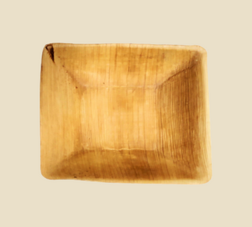 Areca Bowl Rectangle (6X5in) - Bulk