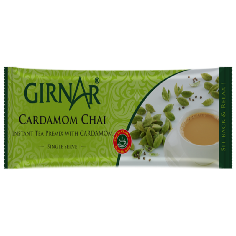 Girnar Instant Tea Premix Cardamom Chai 10 Sachets - Box
