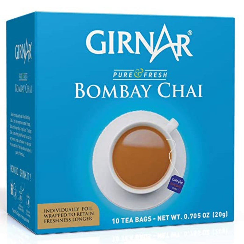 Girnar Bombay Chai 10 Tea Bags - Box