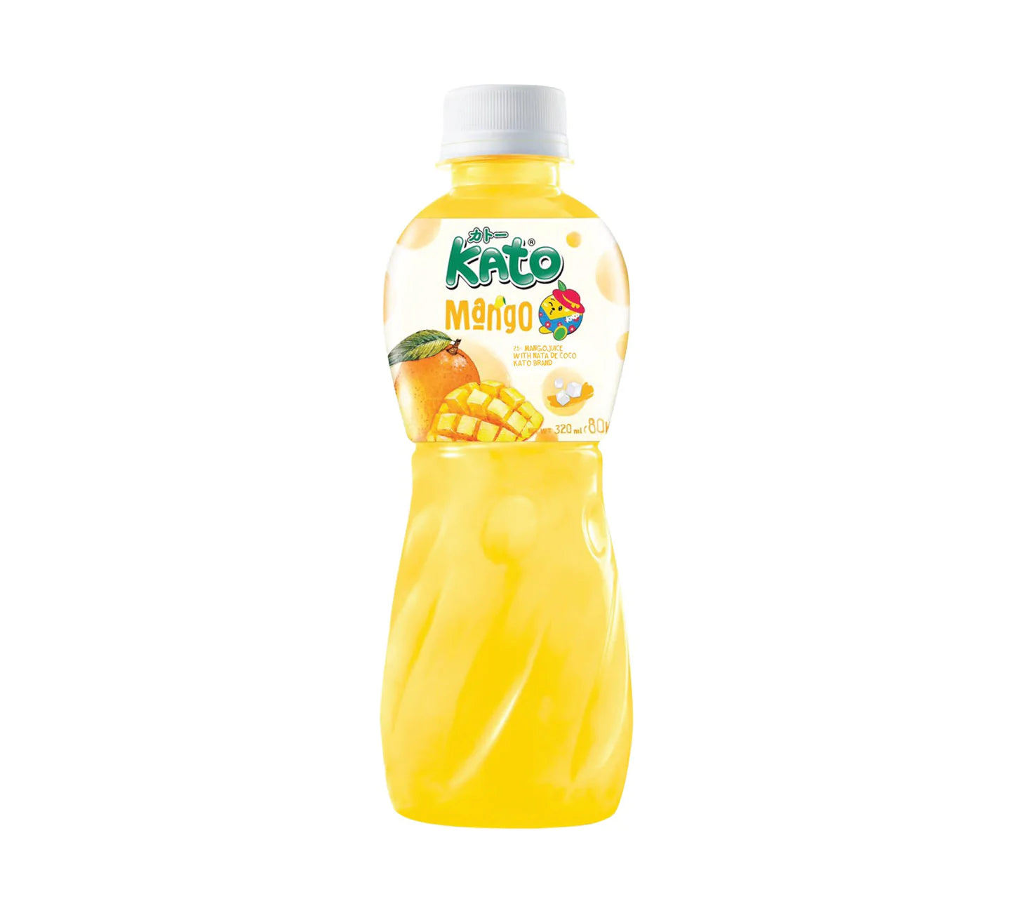 Kato Mango Juice With Nata De Coco 320ml - PET Bottle
