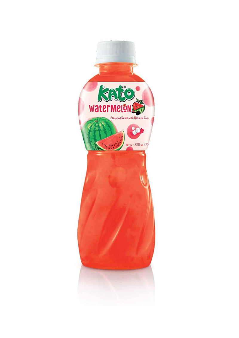 Kato Water Melon Juice With Nata De Coco 320ml - PET Bottle