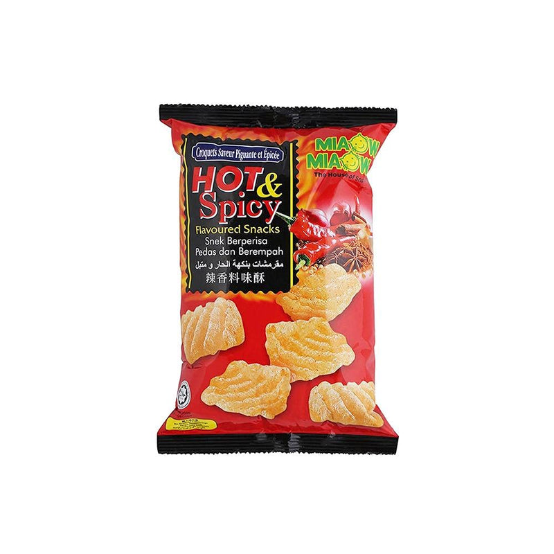 Miaow Miaow Flavoured Snacks Hot & Spicy 60g