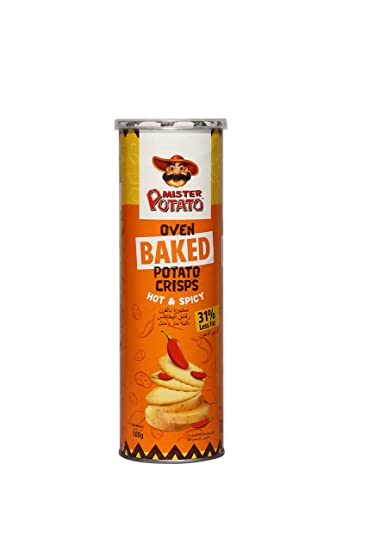 Mister Potato Oven Baked Hot & Spicy Chips 100g