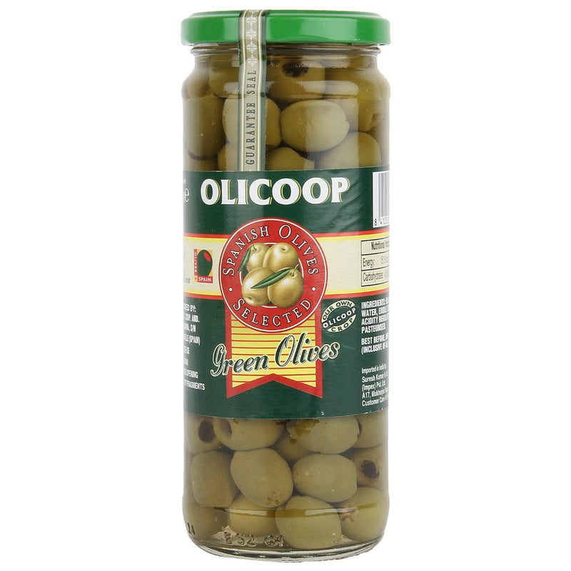 Olicoop Green Pitted Olive 450g