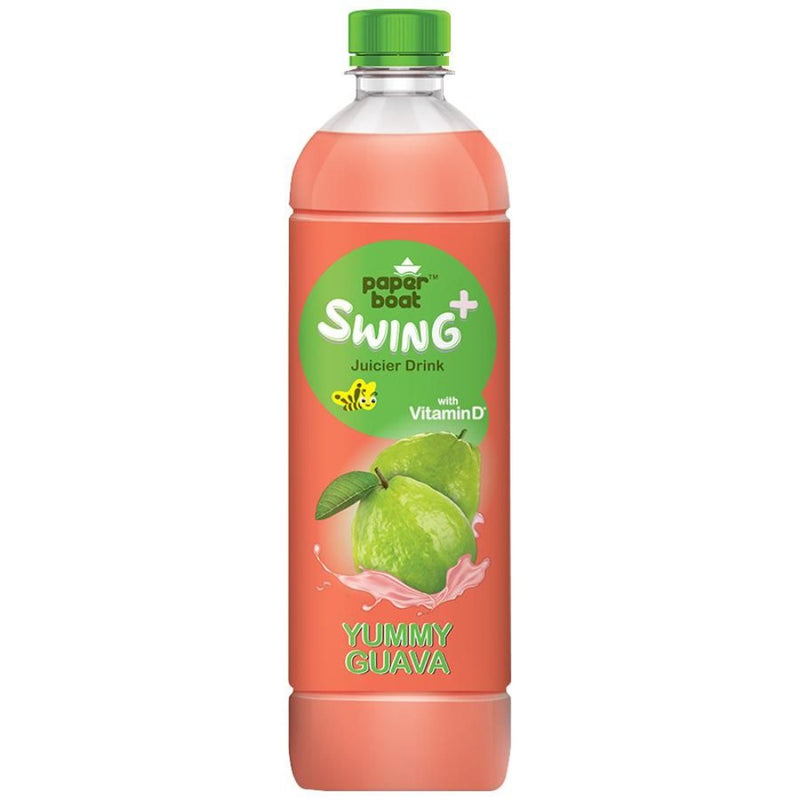 Paper Boat Juice Swing Yummy Guava 600 ml - PET Bottle