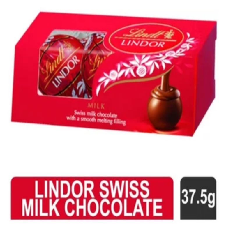Lindt Lindor Swiss Milk Chocolate 37.5g