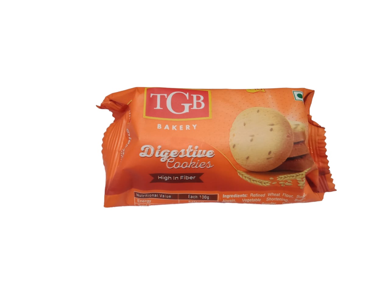 TGB Bakery Digestive Cookies 40g - Pack of 60