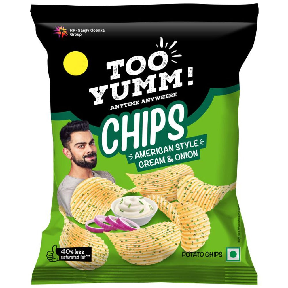 Too Yumm Chips American Style Cream & Onion 105g