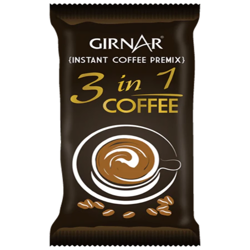 Girnar Instant Coffee Premix Coffee 3 In 1 36 Sachets - Box