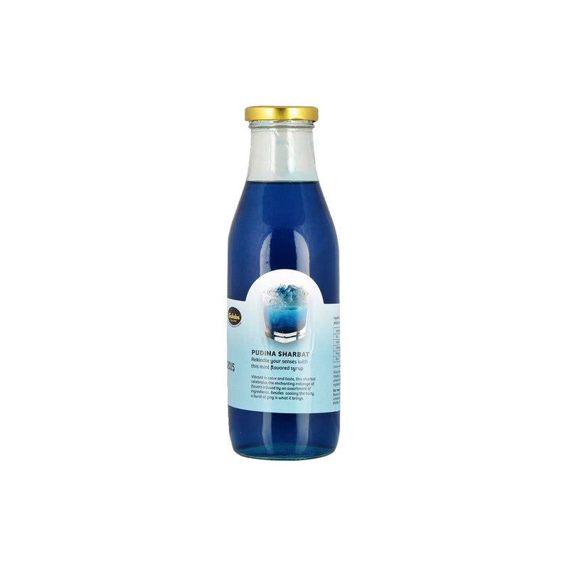 Gulabs Pudina Sharbat (Syrup) 500ml - Glass Bottle