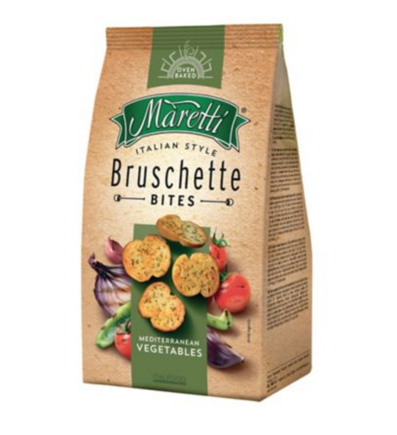 Maretti Bruschette Chips Vegetables 70g - Pouch