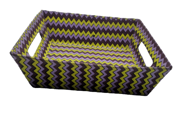 Zigzag Delight Serving Tray